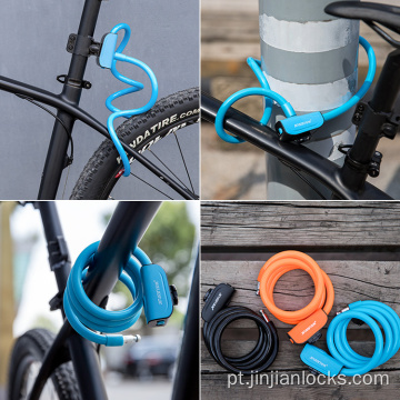 Lock de cabo de venda quente para bicicleta elétrica de bicicleta